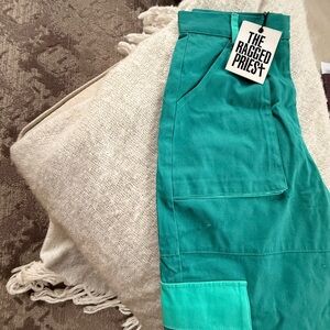 The Ragged Priest Teal Cargo Jeans